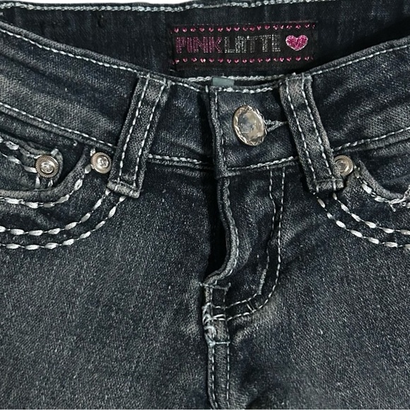 Pink Latte Jean Shorts Size 4 - Picture 4 of 6